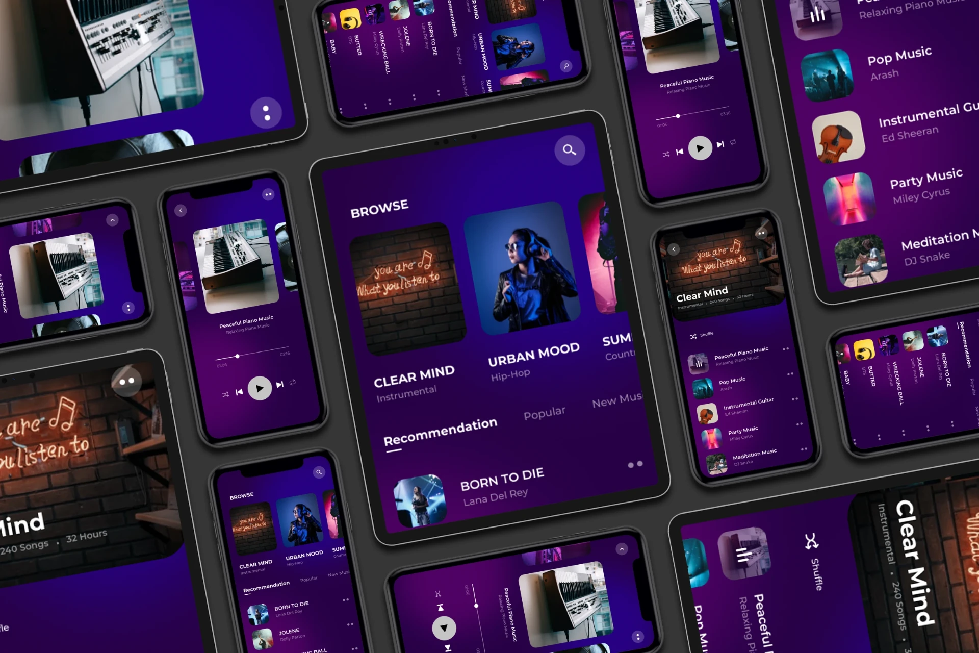 Music Streaming App UI/UX case study
