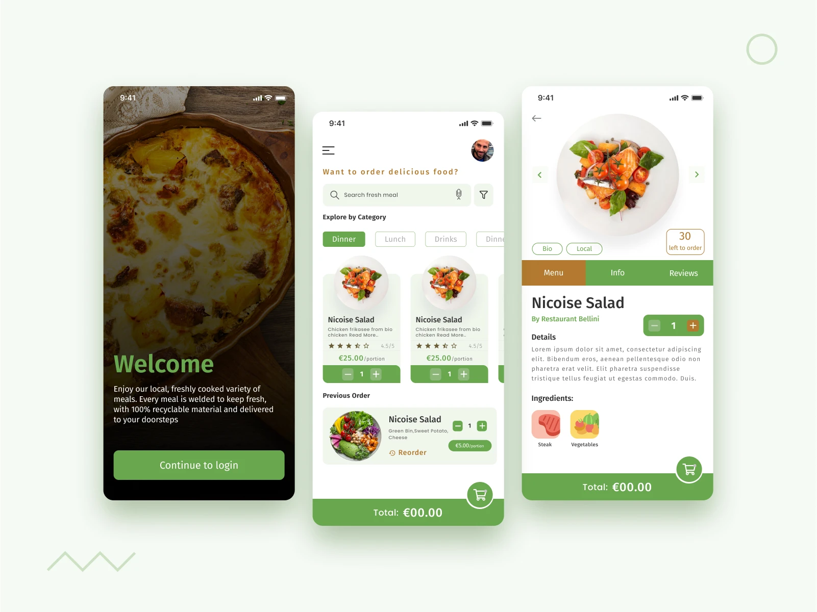 YamYam Meal Delivery App UI/UX case study