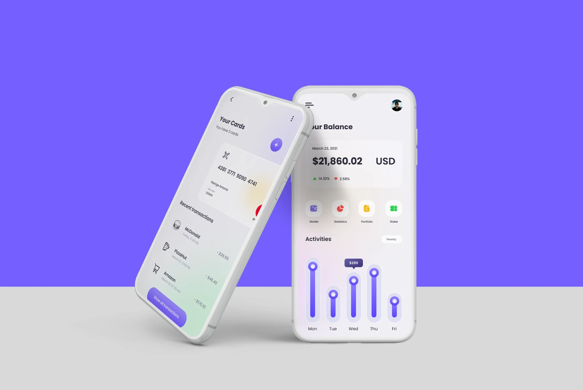 Finance Banking App UI/UX case study