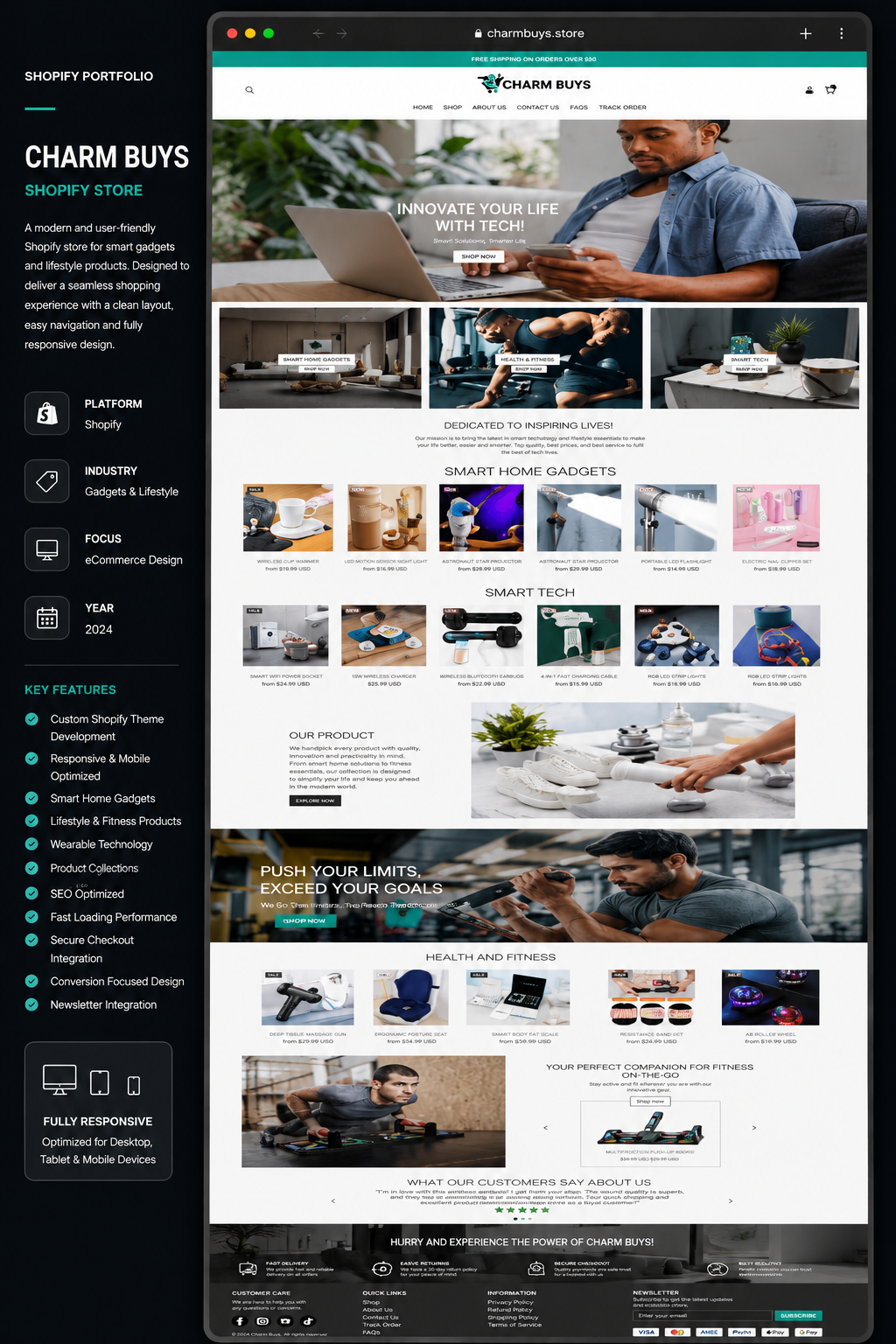 Charm Buys Shopify Store case study