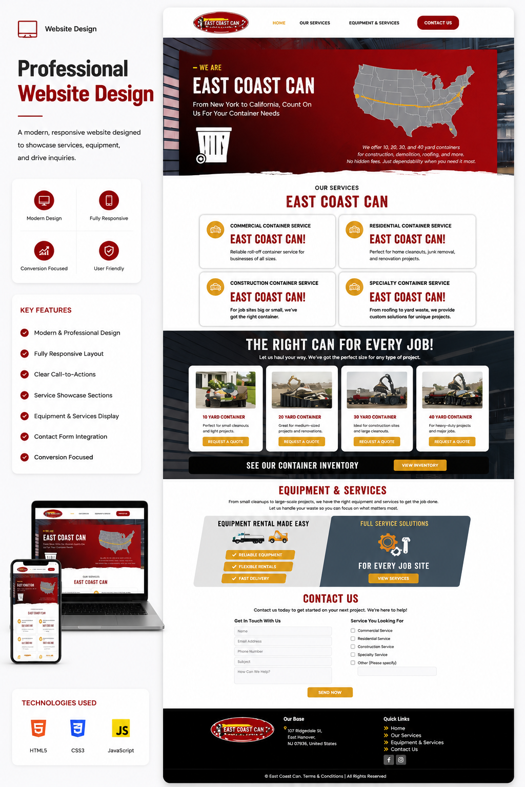 East Coast Can Container Service case study