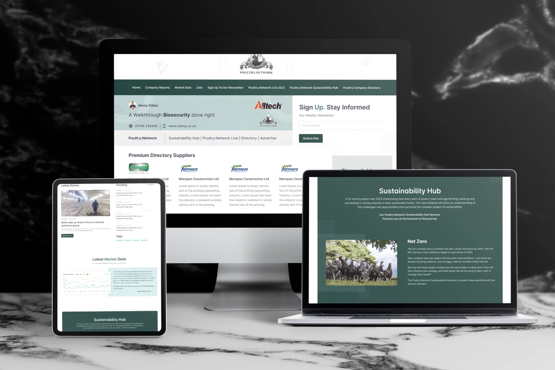 Poultry.Network Website UI/UX case study